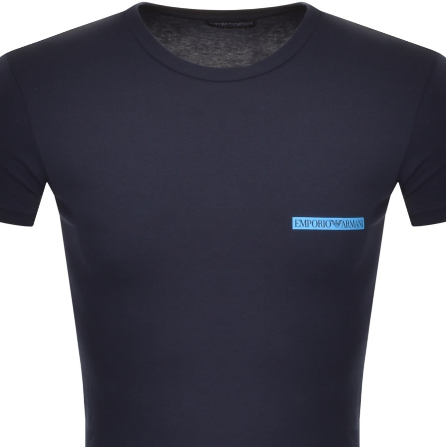 Alternative Image for ProductEmporio Armani Lounge Crew Neck T Shirt Navy2
